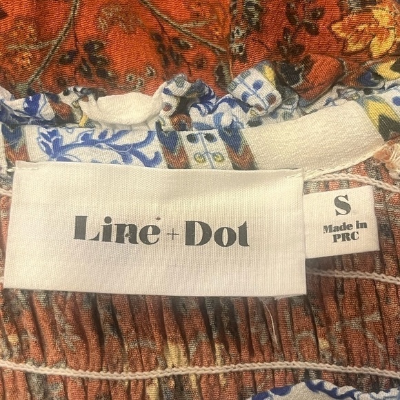 LINE+DOT Camellia Peasant Blouse - Picture 4 of 6